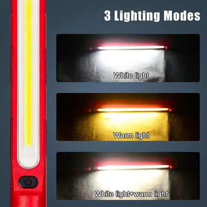 Manto™ Magnetic LED Work Light – 5000mAh Rechargeable Underhood Repair Lamp