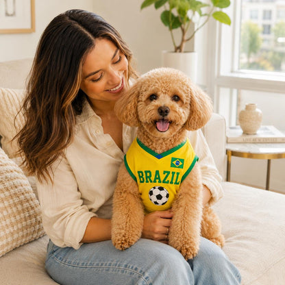 Personalized Brazil Dog Jersey