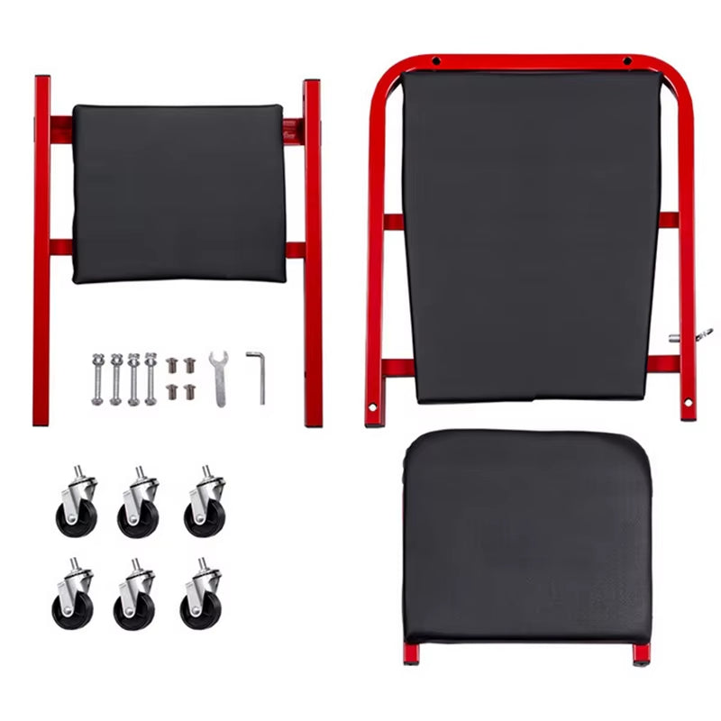 Manto™ 36" 2-in-1 Z Creeper Seat – Rolling Mechanic Stool 300lbs