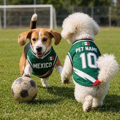 Personalized Mexico Dog Cat Jersey