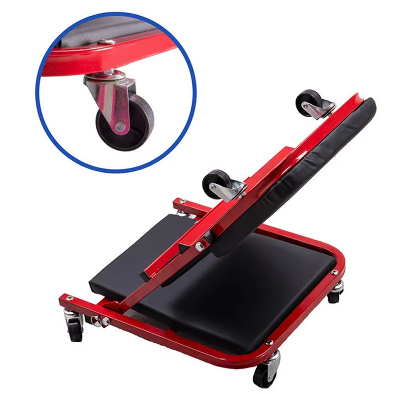 Manto™ 36" 2-in-1 Z Creeper Seat – Rolling Mechanic Stool 300lbs