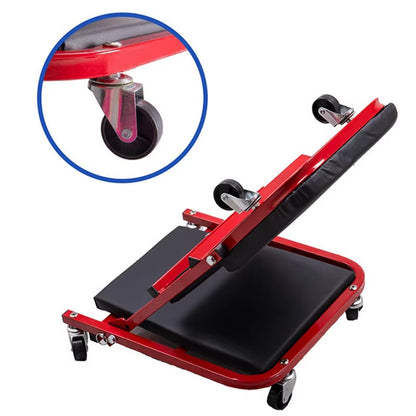 Manto™ 36" 2-in-1 Z Creeper Seat – Rolling Mechanic Stool 300lbs