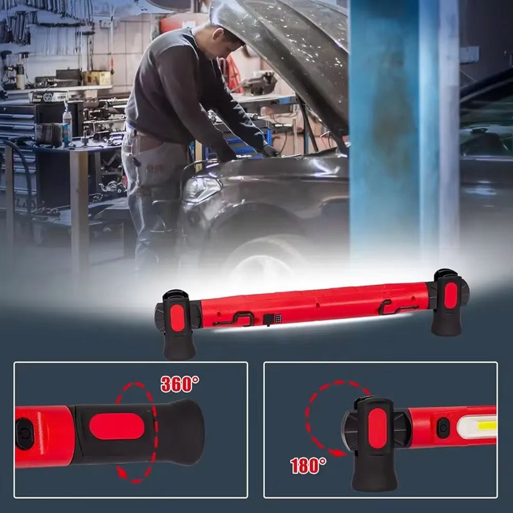 Manto™ Magnetic LED Work Light – 5000mAh Rechargeable Underhood Repair Lamp