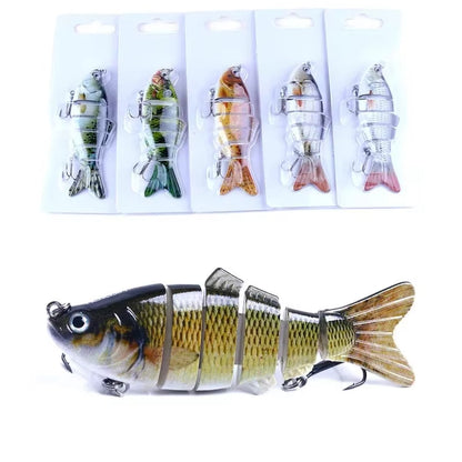 Manto™ 6-Segment Jointed Fishing Lure – 10cm 17.5g Sinking Swimbait Crankbait (1/3/5PCS)