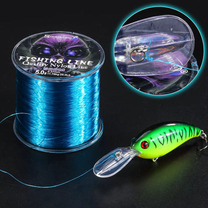 Manto™ 500M High-Strength Nylon Fishing Line – Fresh & Saltwater Ready