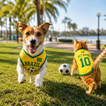 Personalized Brazil Dog Jersey