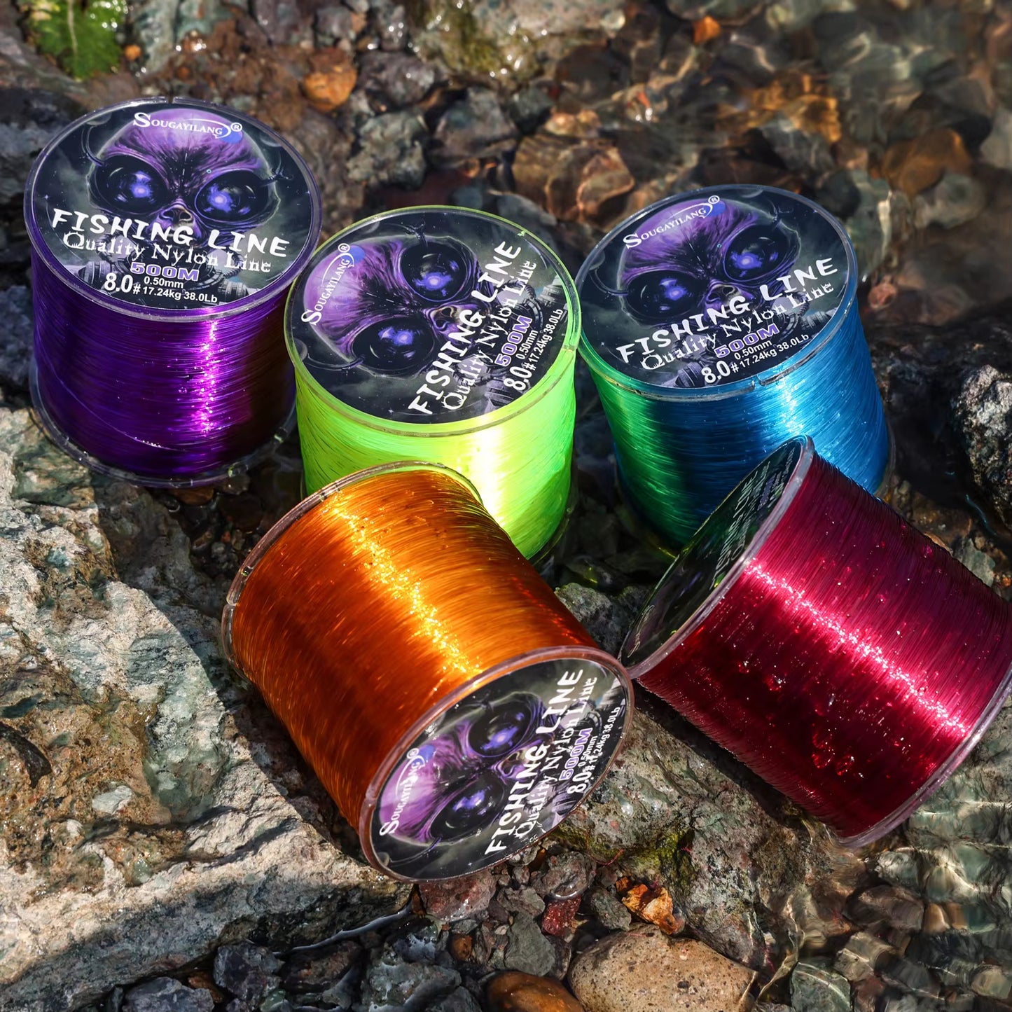 Manto™ 500M High-Strength Nylon Fishing Line – Fresh & Saltwater Ready