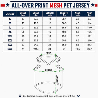Personalized Brazil Dog Jersey