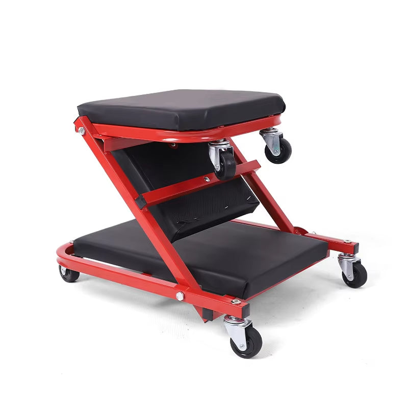 Manto™ 36" 2-in-1 Z Creeper Seat – Rolling Mechanic Stool 300lbs