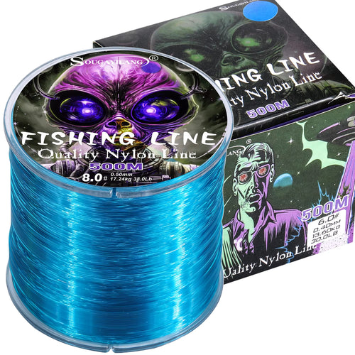 Manto™ 500M High-Strength Nylon Fishing Line – Fresh & Saltwater Ready