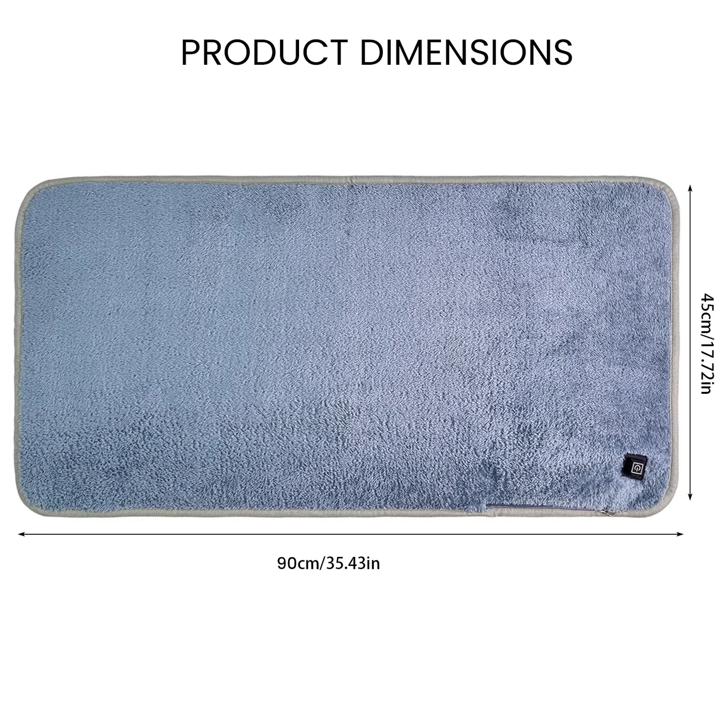 Manto™ USB Heated Seat Pad – Foldable 3-Level Temperature Camping Cushion