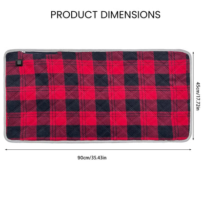 Manto™ USB Heated Seat Pad – Foldable 3-Level Temperature Camping Cushion