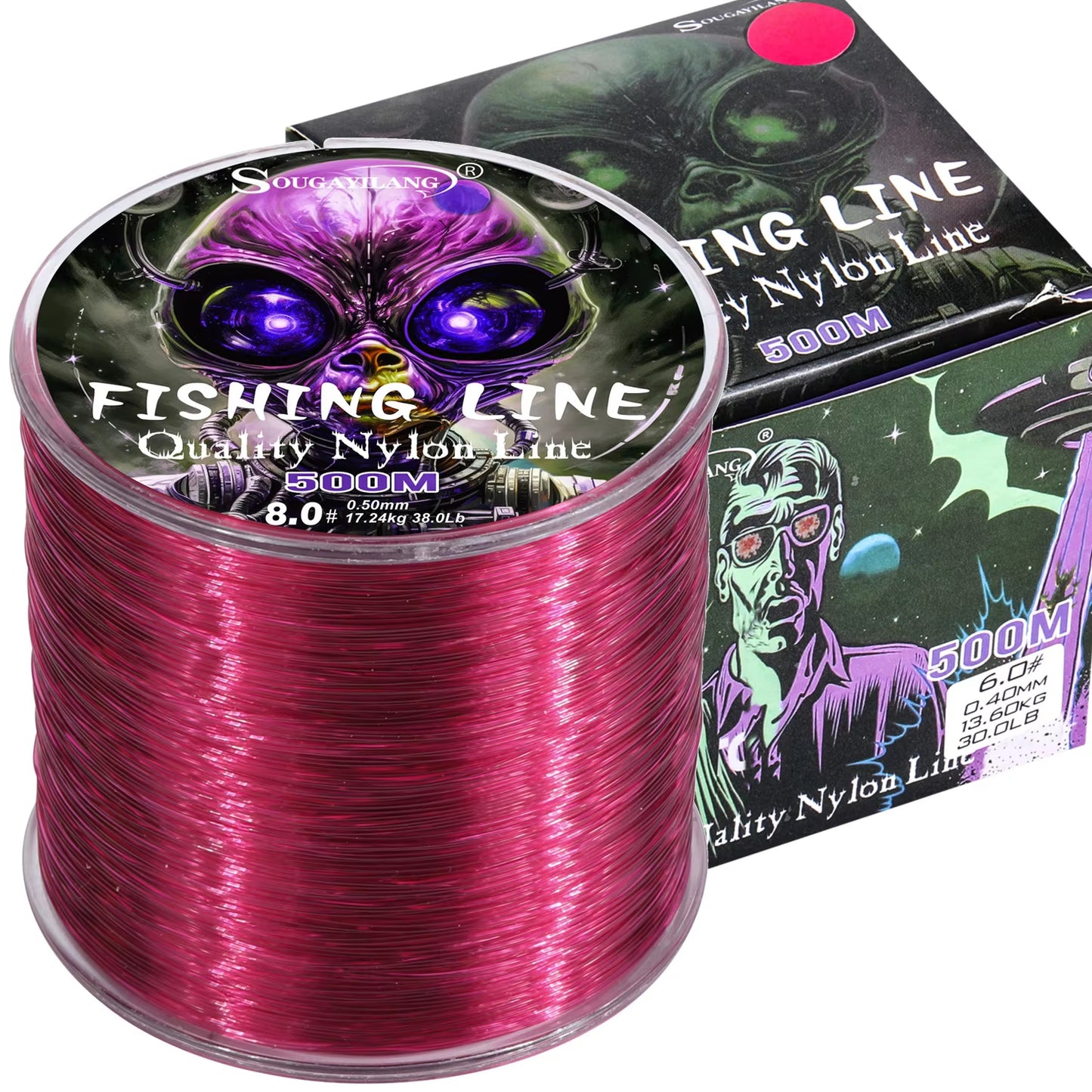Manto™ 500M High-Strength Nylon Fishing Line – Fresh & Saltwater Ready
