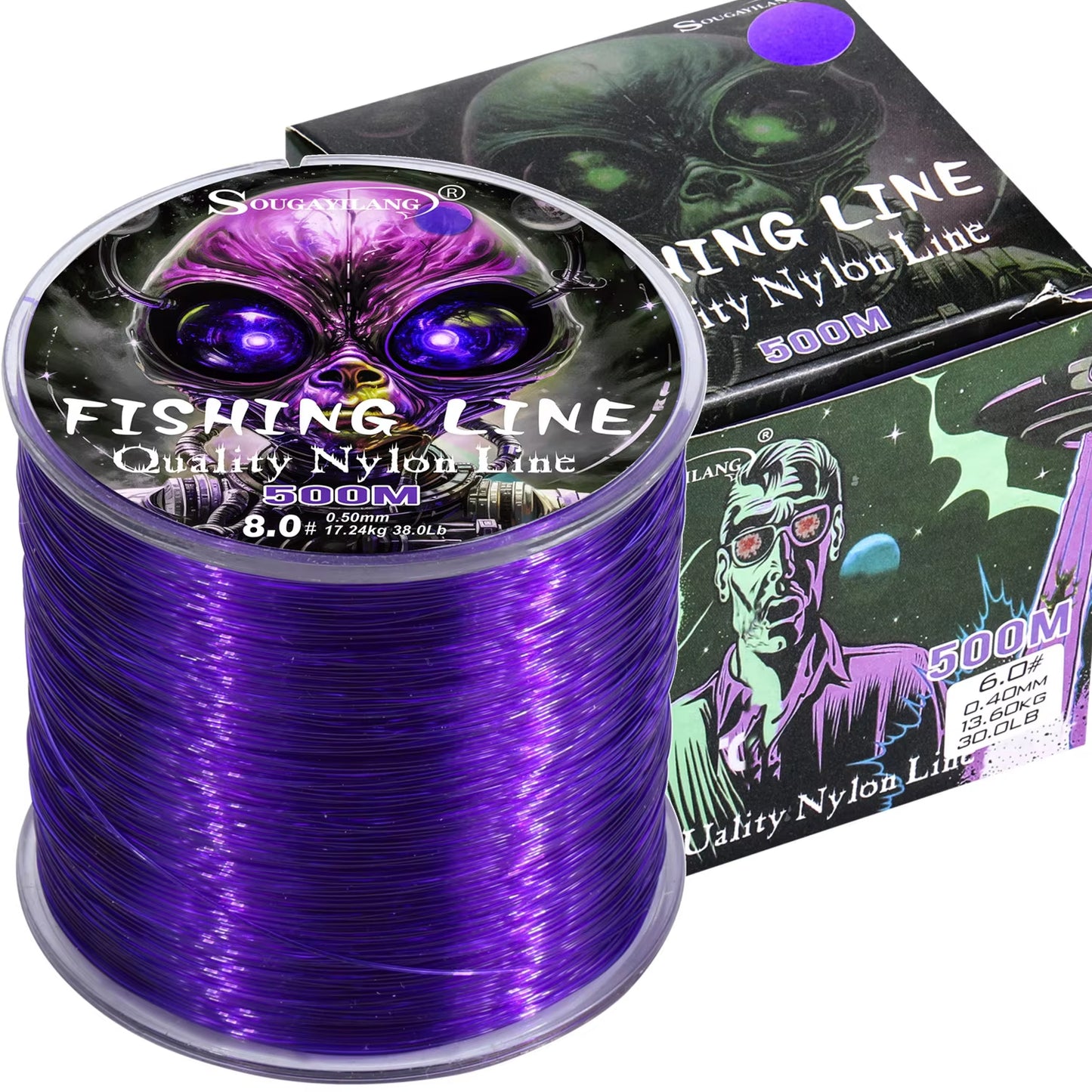 Manto™ 500M High-Strength Nylon Fishing Line – Fresh & Saltwater Ready