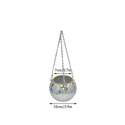 Disco Ball Plant Pot