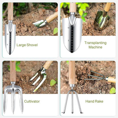 9-Piece Heavy Duty Gardening Hand Tools