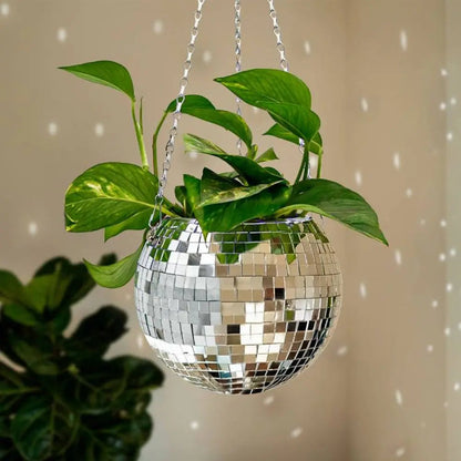 Disco Ball Plant Pot
