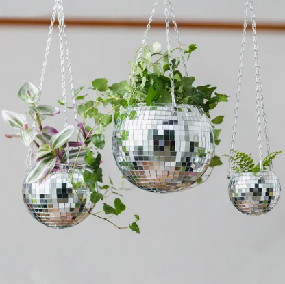 Disco Ball Plant Pot