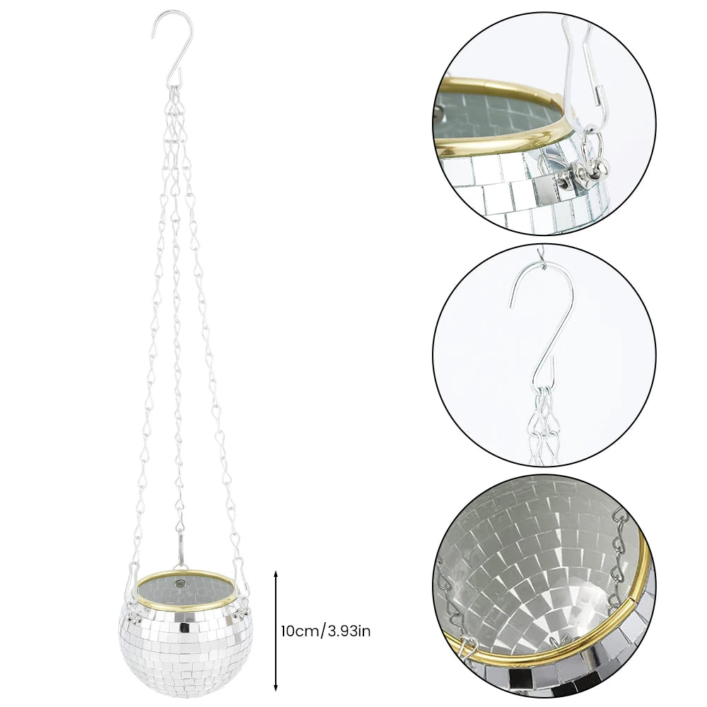 Disco Ball Plant Pot
