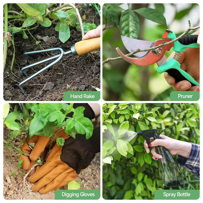 9-Piece Heavy Duty Gardening Hand Tools