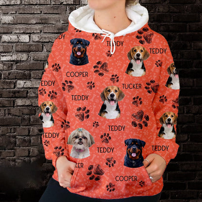 Custom Photo Dog 3D Hoodie T286 HN590
