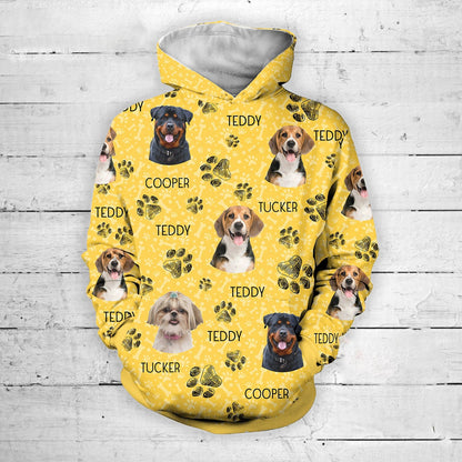 Custom Photo Dog 3D Hoodie T286 HN590