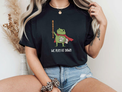 We Play At Dawn Shirt, Funny Frog Meme TShirt,