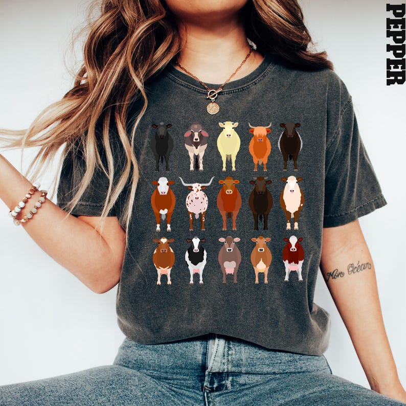 Cows Shirt, Retro Cows Shirt, Cow Lover Shirt, Funny Cow Shirt