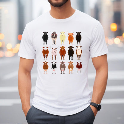 Cows Shirt, Retro Cows Shirt, Cow Lover Shirt, Funny Cow Shirt