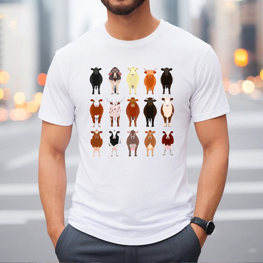 Cows Shirt, Retro Cows Shirt, Cow Lover Shirt, Funny Cow Shirt