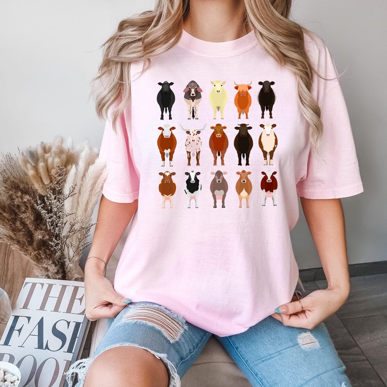 Cows Shirt, Retro Cows Shirt, Cow Lover Shirt, Funny Cow Shirt