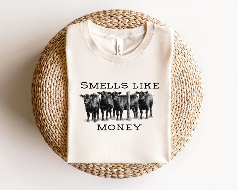 Smells Like Cattle Sweatshirt, Western Cow Shirt, Cattle Hoodie