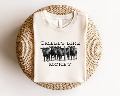 Smells Like Cattle Sweatshirt, Western Cow Shirt, Cattle Hoodie