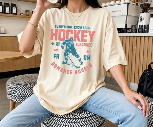 Hockey Romance Novel T-Shirt