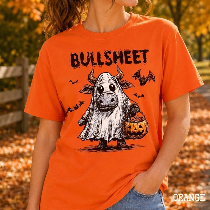Bullsheet Halloween T-Shirt Funny Cow Sweatshirt